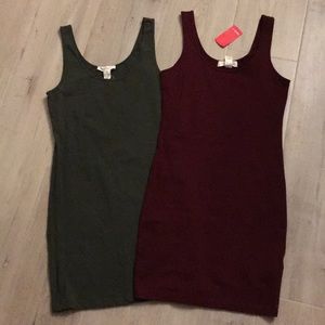 NWT Forever 21 Bodycon Tank Dress Bundle